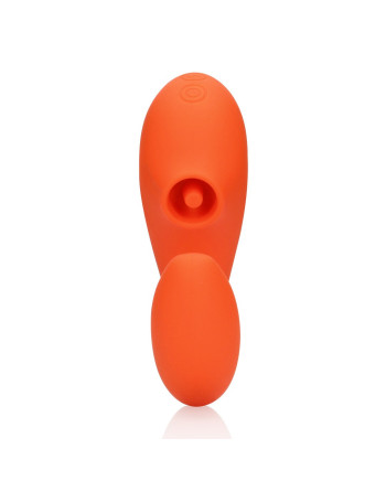VIBRADOR G-SPOT VIBRATOR WITH CLITORAL PULSE WAVE UNTAMED ORANGE LOVELINE