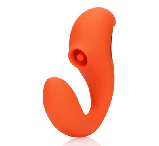 VIBRADOR G-SPOT VIBRATOR WITH CLITORAL PULSE WAVE UNTAMED ORANGE LOVELINE