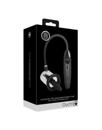 BOMBA ANAL AUTOMATIC RECHARGEABLE ROSING PUMP NEGRA OUCH!