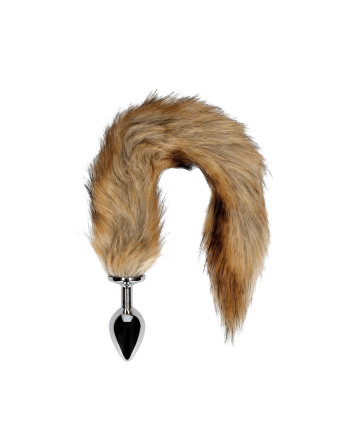 PLUG ANAL COM CAUDA DE RAPOSA CASTANHA OUCH!