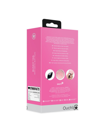 PLUG ANAL CON COLA DE CONEJO ROSA OUCH!