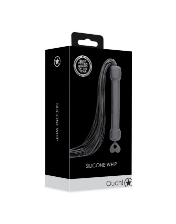 LÁTIGO DE SILICONA NEGRO OUCH!