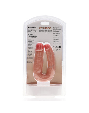 DILDO DOBLE U SHAPED DOUBLE DILDO 5 /12,7 CM REALROCK