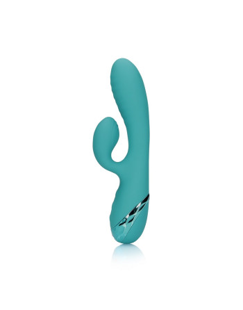 VIBRADOR CONEJO INFLABLE PEACOCK BLUE LOVELINE 
