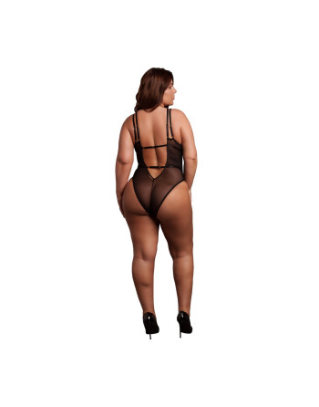 BODY WIRELESS LACE PRETO TAMANHO QUEEN LE DÉSIR