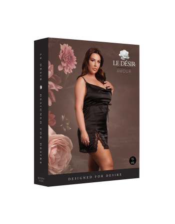 VESTIDO OPEN BACK NEGRO TALLA QUEEN LE DÉSIR