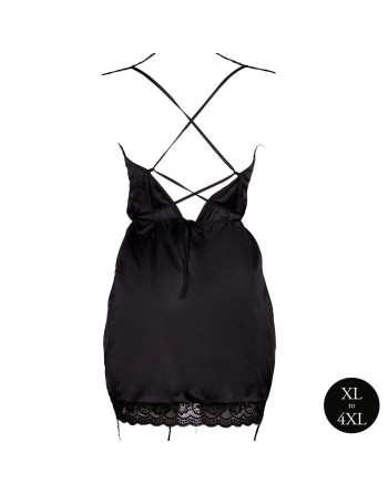 VESTIDO OPEN BACK NEGRO TALLA QUEEN LE DÉSIR