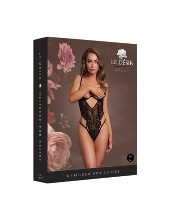 BODY LACE UNDERWIRED PRETO LE DÉSIR