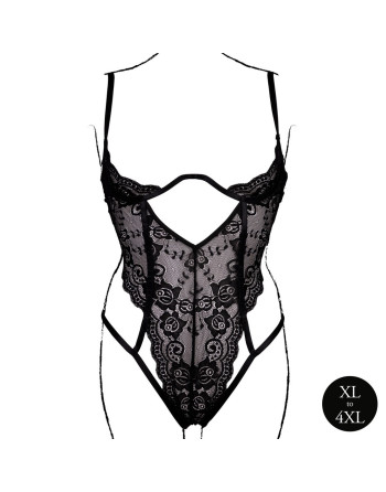 BODY LACE UNDERWIRED NEGRO TALLA QUEEN LE DÉSIR