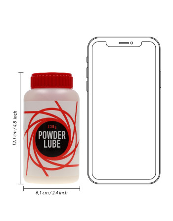 LUBRICANTE EN POLVO POWDER LUBE 8.1 OZ 230 GR PHARMQUESTS