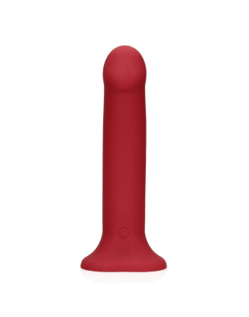 VIBRADOR NON-PHALLIC VIBRATING DILDO GRANDE RASPBERRY RED LOVELINE