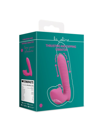 VIBRADOR THRUSTING AND TAPPING VIBRATOR ROSA LOVELINE
