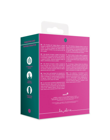 VIBRADOR THRUSTING AND TAPPING ROSA LOVELINE