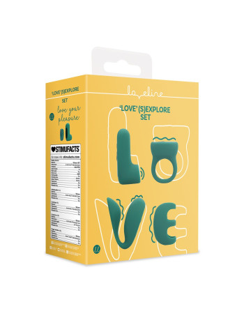 CONJUNTO DE BALA COM 4 ACESSÓRIOS LOVE' (S)EXPLORE VERDE LOVELINE