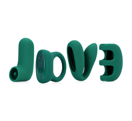 CONJUNTO DE BALA COM 4 ACESSÓRIOS LOVE' (S)EXPLORE VERDE LOVELINE