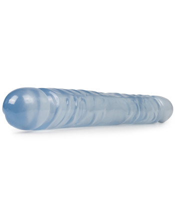 DILDO DUPLO JR. DOUBLE DONG 12'' TRANSPARENTE