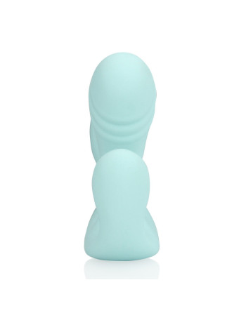 VIBRADOR 3-1 DE SILICONA LÍQUIDA BREEZY BLUE LOVELINE