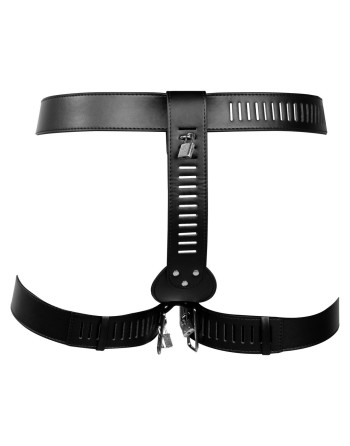 CINTURÓN DE CASTIDAD CON RESTRICCIONES PARA LAS PIERNAS XTREME OUCH!