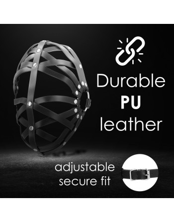 MÁSCARA CAGE PRETA OUCH!  MÁSCARA CAGE PRETA OUCH!