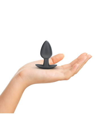 PLUG ANAL SMOOTH SILICONE MEDIUM 3,1 /7,9 CM GUN METAL OUCH!