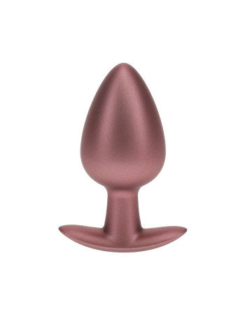 PLUG ANAL SMOOTH SILICONE LARGE 3,5 /8,9 CM ROSE GOLD OUCH!
