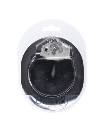 ALGEMAS COM PELÚCIA HEAVY-DUTY FLUFFY PRETAS OUCH! ALGEMAS COM PELÚCIA HEAVY-DUTY FLUFFY PRETAS OUCH!