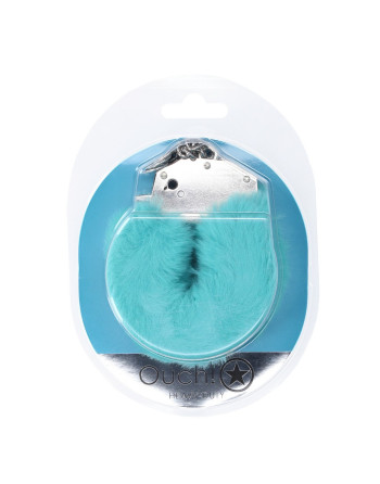 ALGEMAS COM PELÚCIA HEAVY-DUTY FLUFFY AZUL OUCH! ALGEMAS COM PELÚCIA HEAVY-DUTY FLUFFY AZUL OUCH!