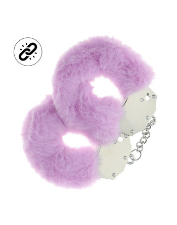ALGEMAS COM PELÚCIA HEAVY-DUTY FLUFFY LAVENDER OUCH!