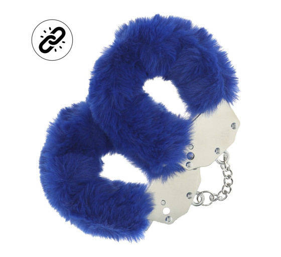 ALGEMAS COM PELÚCIA HEAVY-DUTY FLUFFY NAVY OUCH! ALGEMAS COM PELÚCIA HEAVY-DUTY FLUFFY NAVY OUCH!