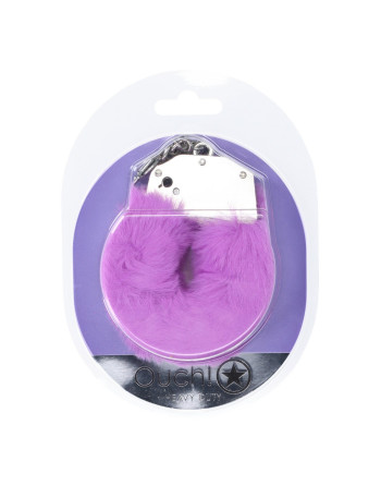 ALGEMAS COM PELÚCIA HEAVY-DUTY FLUFFY ROXO OUCH! ALGEMAS COM PELÚCIA HEAVY-DUTY FLUFFY ROXO OUCH!
