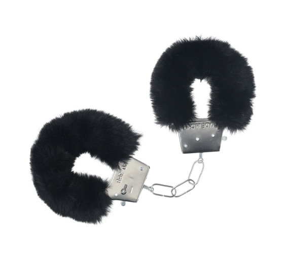 ALGEMAS COM PELUCHE CLASSIC FLUFFY PRETO OUCH!