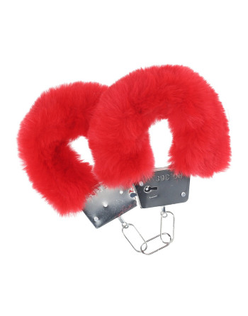 ESPOSAS DE FELPA CLASSIC FLUFFY ROJO OUCH!