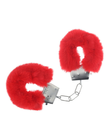 ALGEMAS COM PELUCHE CLASSIC FLUFFY VERMELHO OUCH!