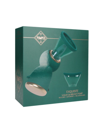 BOMBA PARA LA VULVA Y EL PECHO EXQUISITE FOREST GREEN PUMPED