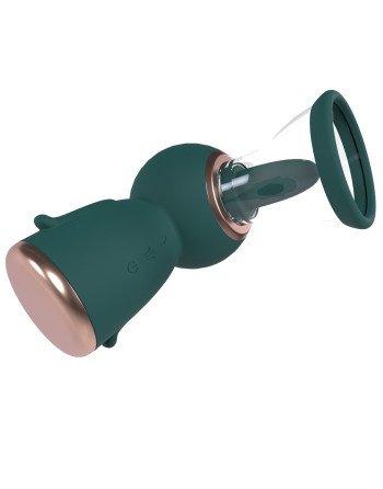 BOMBA PARA LA VULVA Y EL PECHO EXQUISITE FOREST GREEN PUMPED