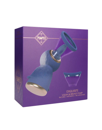 BOMBA PARA VULVA E SEIOS EXQUISITE ROXO PUMPED