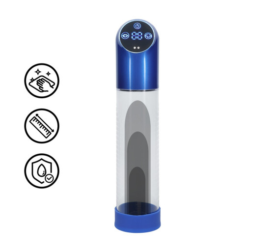 BOMBA AUTOMÁTICA PARA EL PENE METAL BLUE PUMPED 
