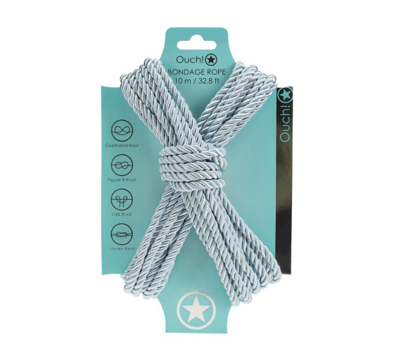 CORDA DE POLIÉSTER PARA BONDAGE 32.8 FT / 10 M AZUL POWDER OUCH! CORDA DE POLIÉSTER PARA BONDAGE 32.8 FT / 10 M AZUL POWDER OUCH!