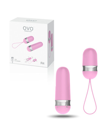 HUEVO RECARGABLE R4 OVO ROSA