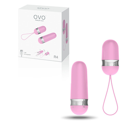 HUEVO RECARGABLE R4 OVO ROSA