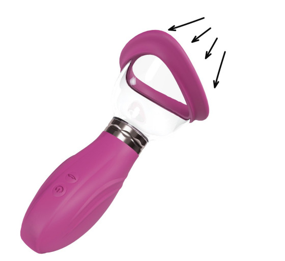 BOMBA PARA VULVA E SEIOS DELIGHTFUL ROSA PUMPED 