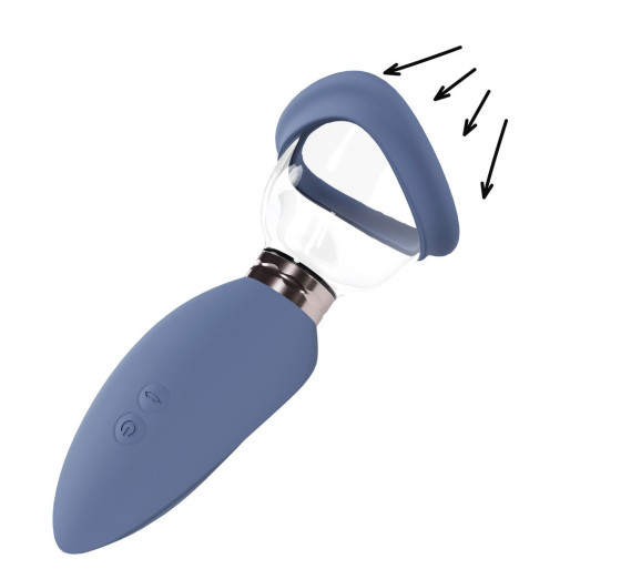 BOMBA PARA VULVA Y SENOS AROUSING BLUE PUMPED 