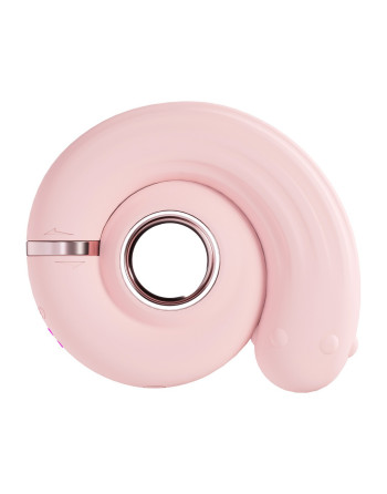 VIBRADOR CON PERLAS GIRATORIAS PERLES SWIRL ROSA LOVELINE 