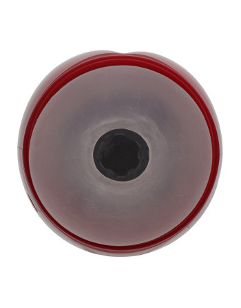 MASTURBADOR VIBRATÓRIO COM SUCÇÃO E SUPORTE DE TELEFONE VIRTUO METALLIC RED PUMPED 