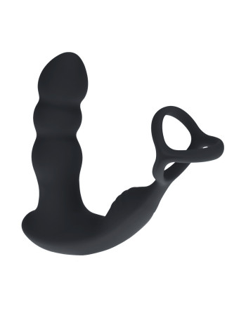 ESTIMULADOR DE PRÓSTATA CON IMPULSOS Y VIBRACIONES COME-HITHER CON ANILLO PARA EL PENE LEVELZ