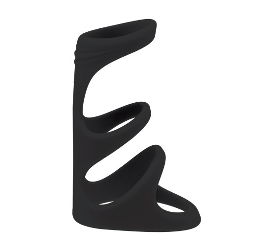 ANILLO PARA EL PENE 3 LOOP NEGRO LEVELZ 