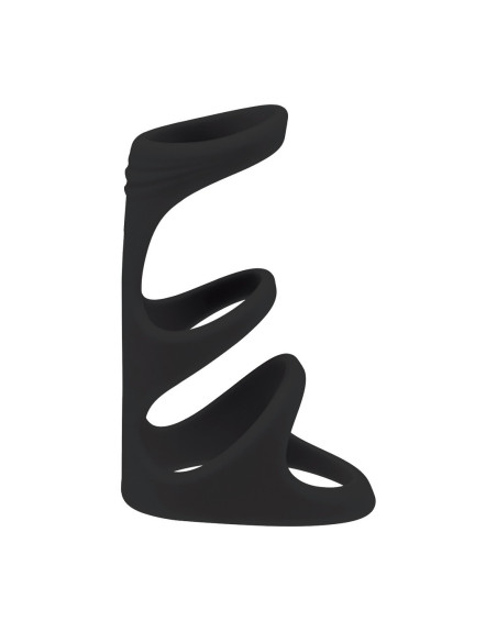 ANILLO PARA EL PENE 3 LOOP NEGRO LEVELZ 