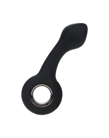 ESTIMULADOR DE PRÓSTATA EM SILICONE VIBRATÓRIO COM BOLBO E ALÇA PRETO LEVELZ ESTIMULADOR DE PRÓSTATA EM SILICONE VIBRATÓRIO COM BOLBO E ALÇA PRETO LEVELZ