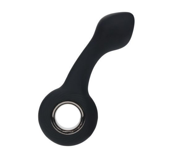 ESTIMULADOR DE PRÓSTATA EM SILICONE VIBRATÓRIO COM BOLBO E ALÇA PRETO LEVELZ ESTIMULADOR DE PRÓSTATA EM SILICONE VIBRATÓRIO COM BOLBO E ALÇA PRETO LEVELZ