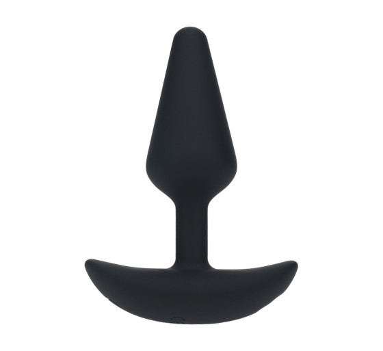 PLUG ANAL CLÁSICO DE SILICONA CON VIBRACIÓN S NEGRO LEVELZ